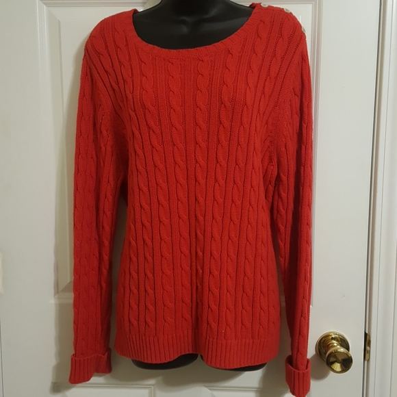 Land's End Cable Sweater - Picture 2 of 4